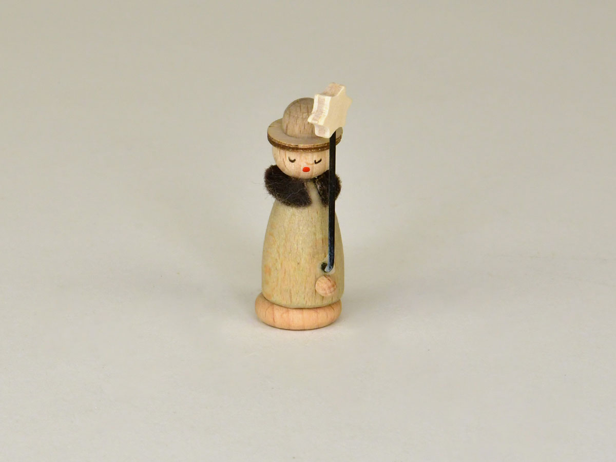 Miniaturfigur, natur, mit Stern RATAGS-Figur