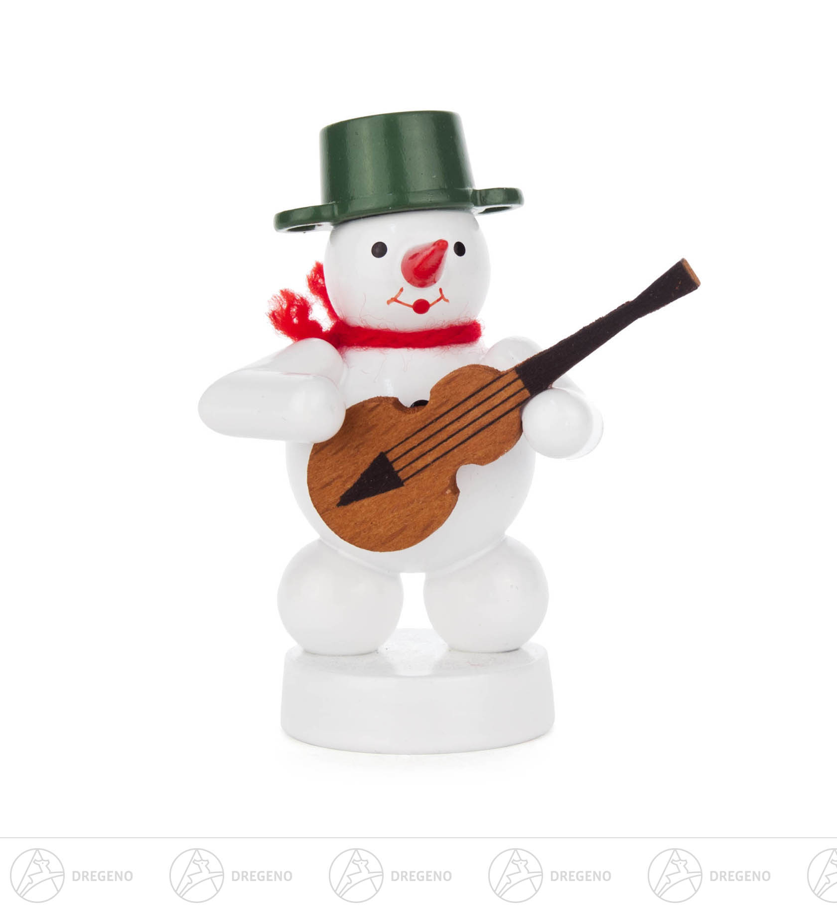 Schneemann mit Gitarre 8cm