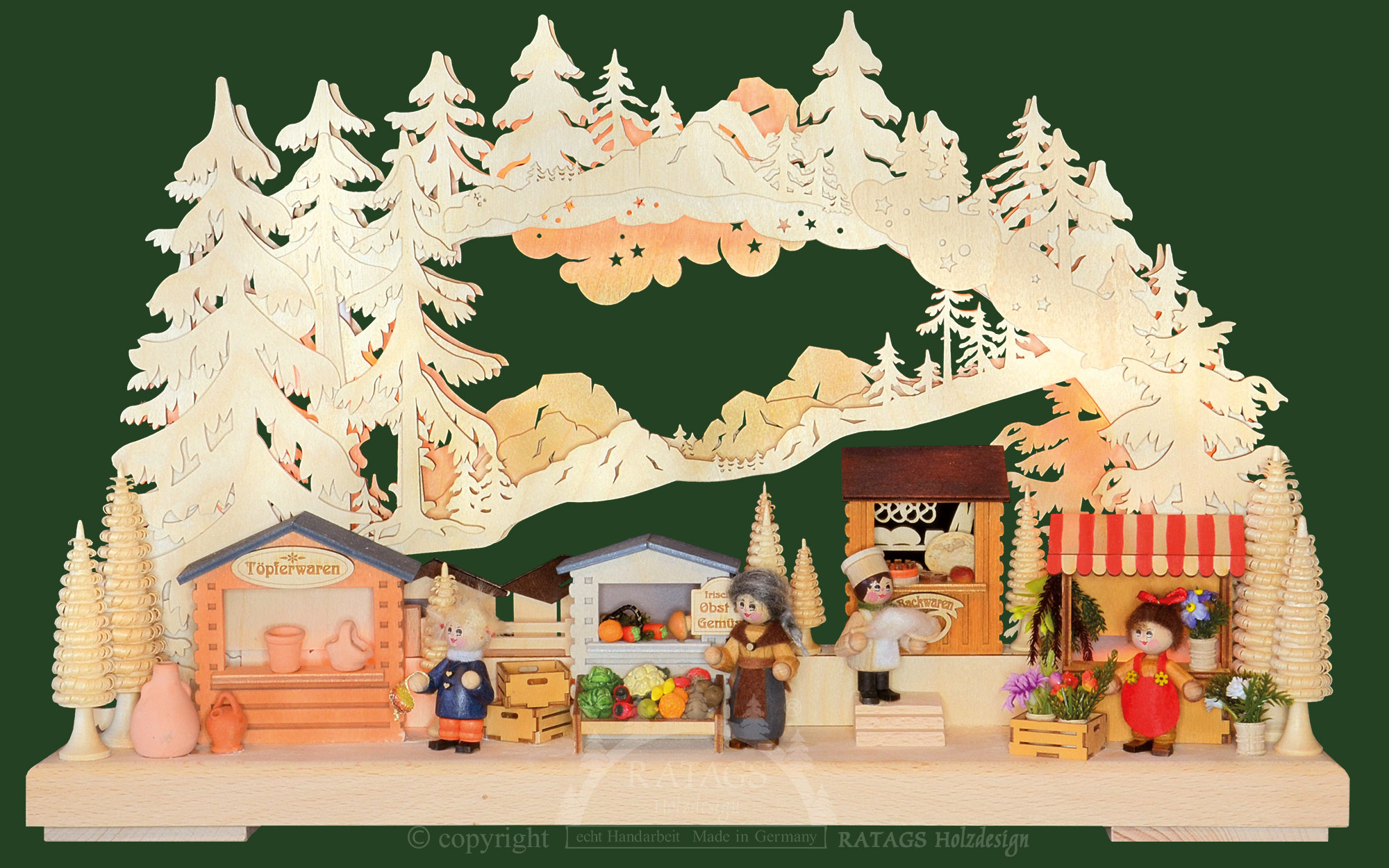 3D-Schwibbogen kl., Markttag