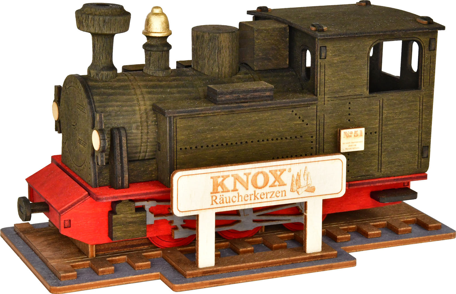KNOX-Räucherlock-Fichtelbergbahn KNOX. Echt Erzgebirge