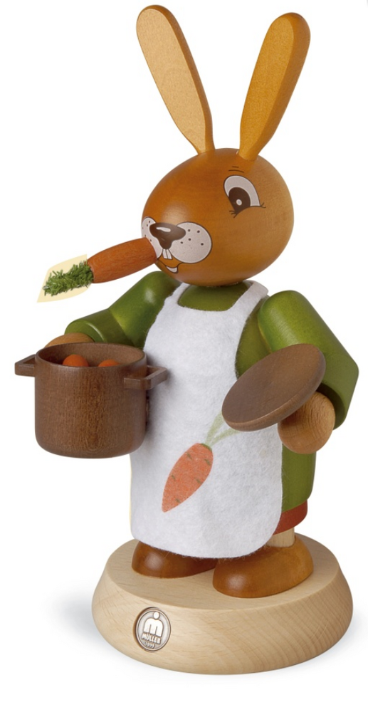 Räucherhasenfrau farbig