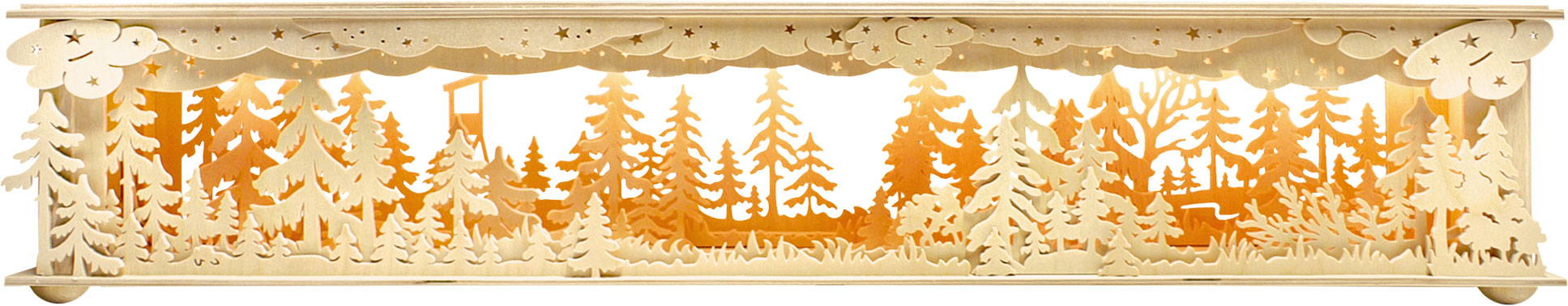 Raumleuchte groß, Wald, Hochsitz