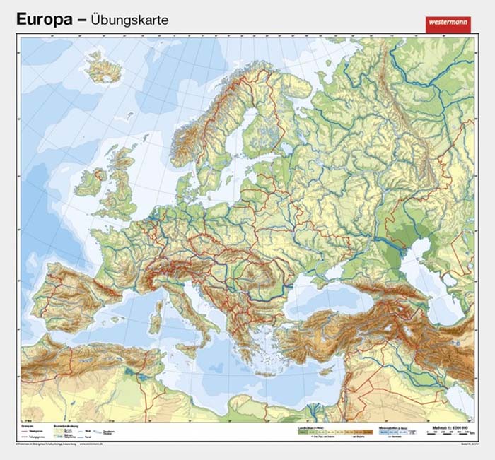 Europa - physisch / stumm