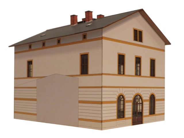 03-09-2-TT - Sächs.Einheitsbau  Seitenflügel 2,5 - links - 4 F
