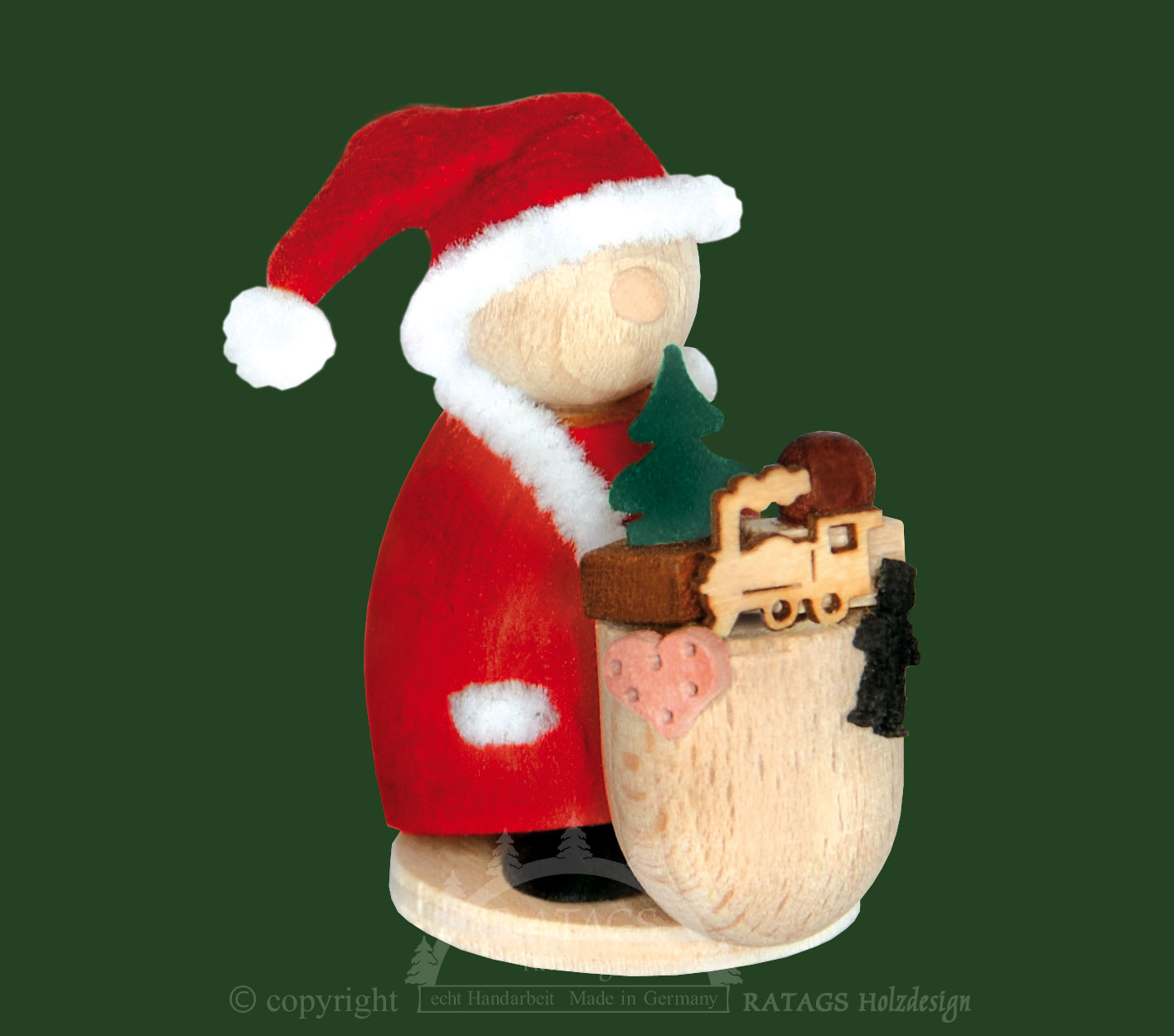 Molli, Junge Linie - Weihnachtsmann rot,
