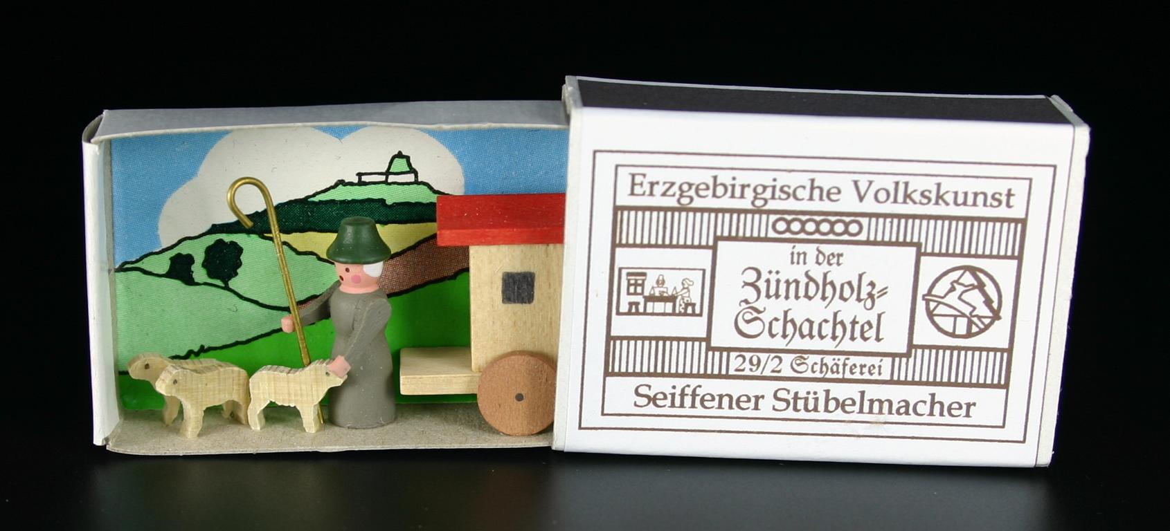 Zündholzschachteln Schäferei