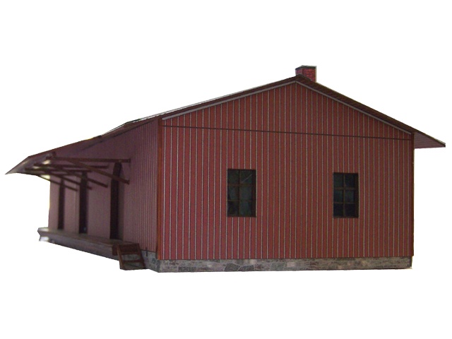02-08-13-2-TT - Schönheide Mitte - Güterschuppen