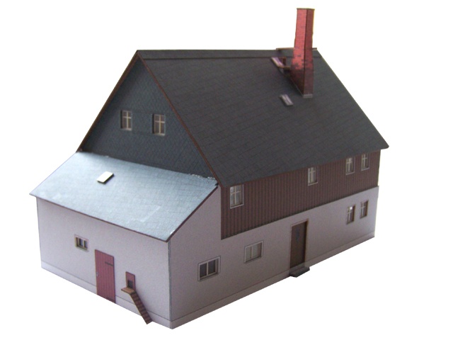 04-17-H0 - Fachwerkhaus Wohnstallhaus - Gersdorf