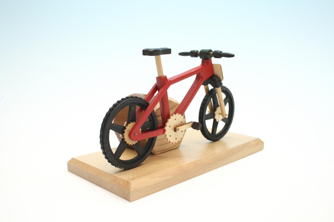 Raeucherfahrrad rot EBM  Edition 22 x9 x14 cm