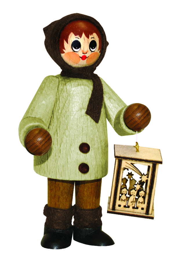 Figur groß, Laternenkind grün