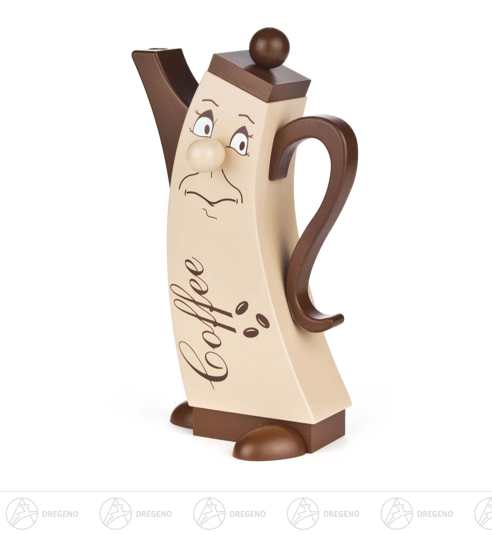 Räucherfigur Kaffeekanne