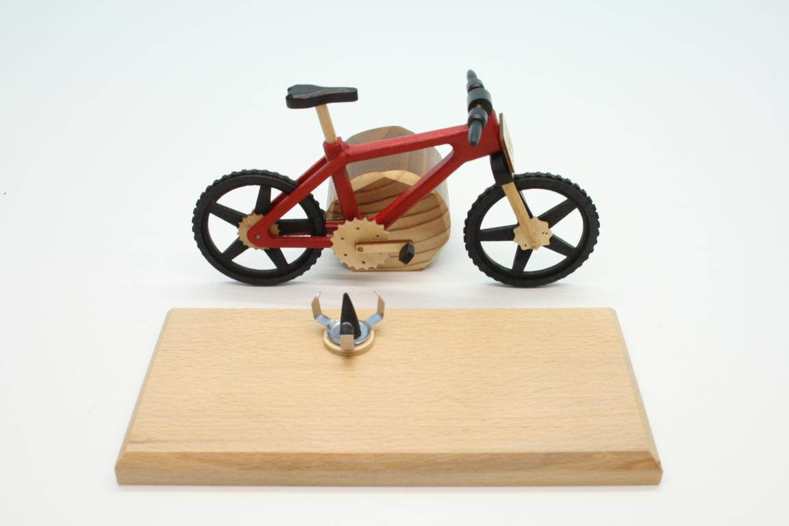 Raeucherfahrrad rot EBM  Edition 22 x9 x14 cm