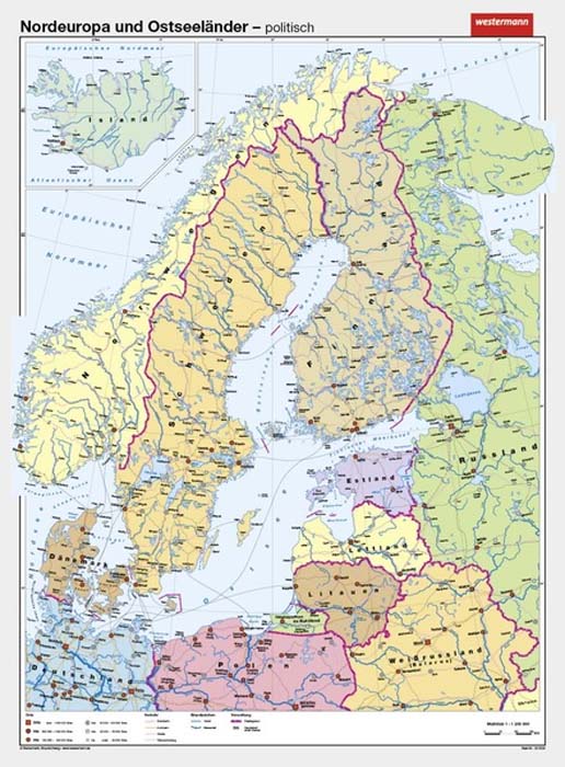 Nordeuropa/Ostseeländer - physisch