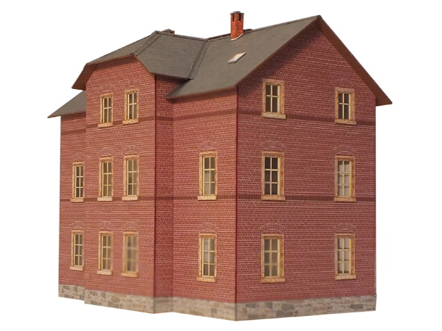 03-06-N - Sächsischer Einheitsbau  Eisenbahnerwohnhaus 2,5 Kli