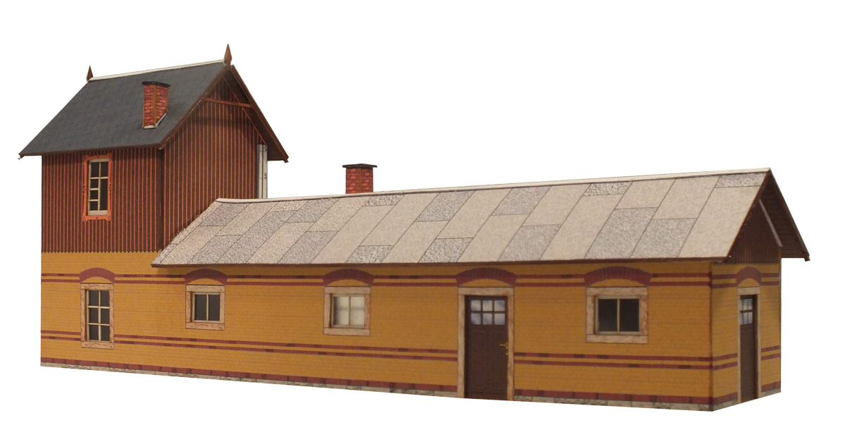 02-12-12-1-H0 - Bahnhof Oybin - Wasserhaus