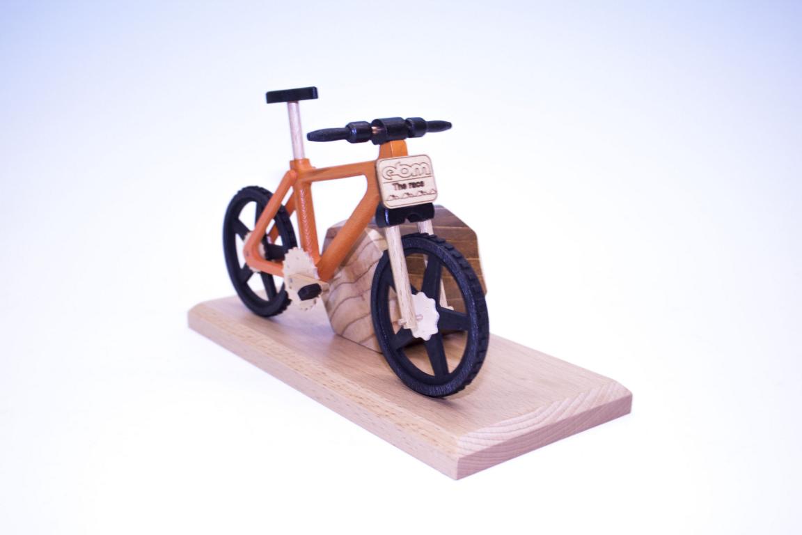 Raeucherfahrrad orange EBM Edition 22x9x14cm