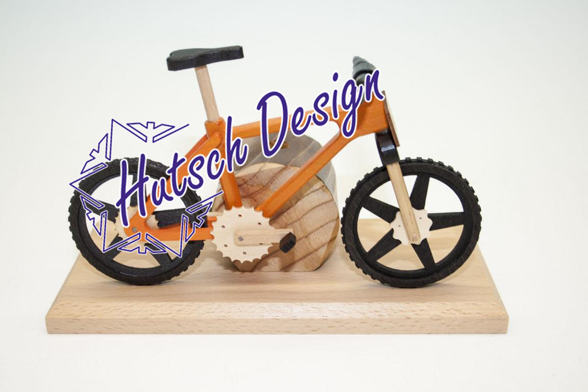 Raeucherfahrrad orange EBM Edition 22x9x14cm