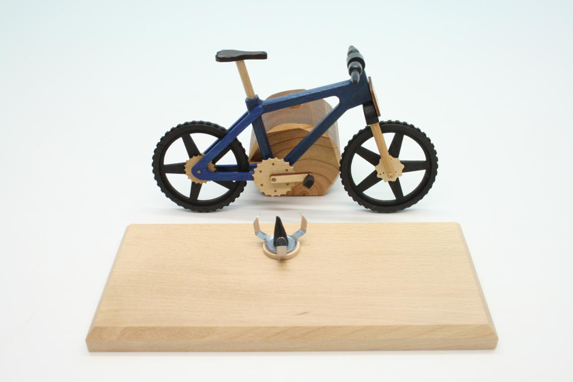 Raeucherfahrrad blau EBM  Edition  20 x9 x 14 cm