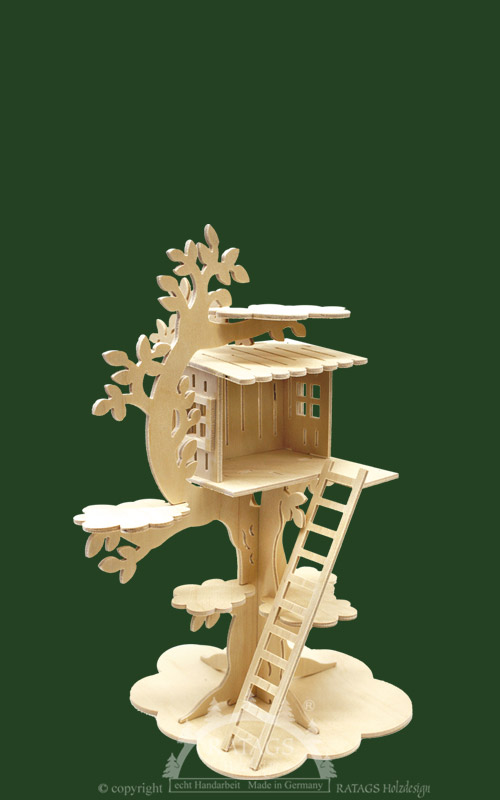 Baumhaus zum Basteln, klein, für Miniaturen