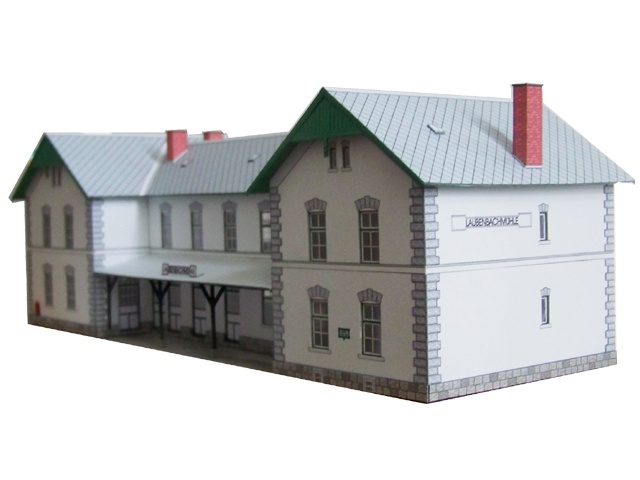 111-10-1 - Bahnhof Laubenbachmühle - Empfangsgebäude