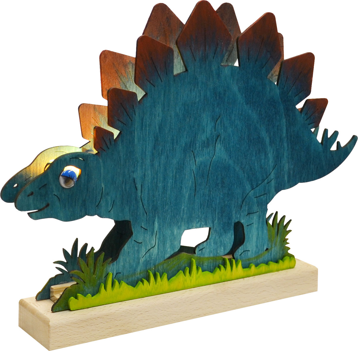 Schlummerlicht, Dinosaurier, blau
