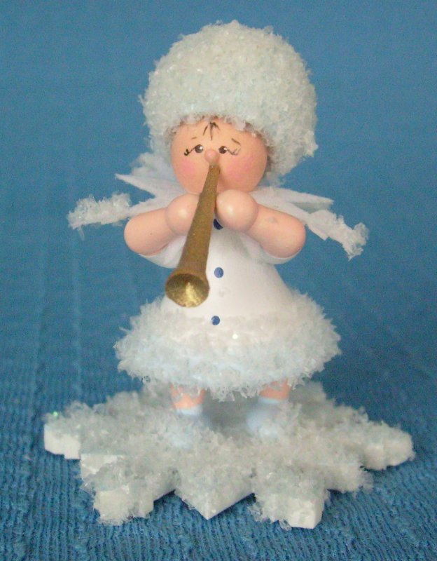 Schneeflöckchen mit Klarinette - Restbestand 1 Stück
