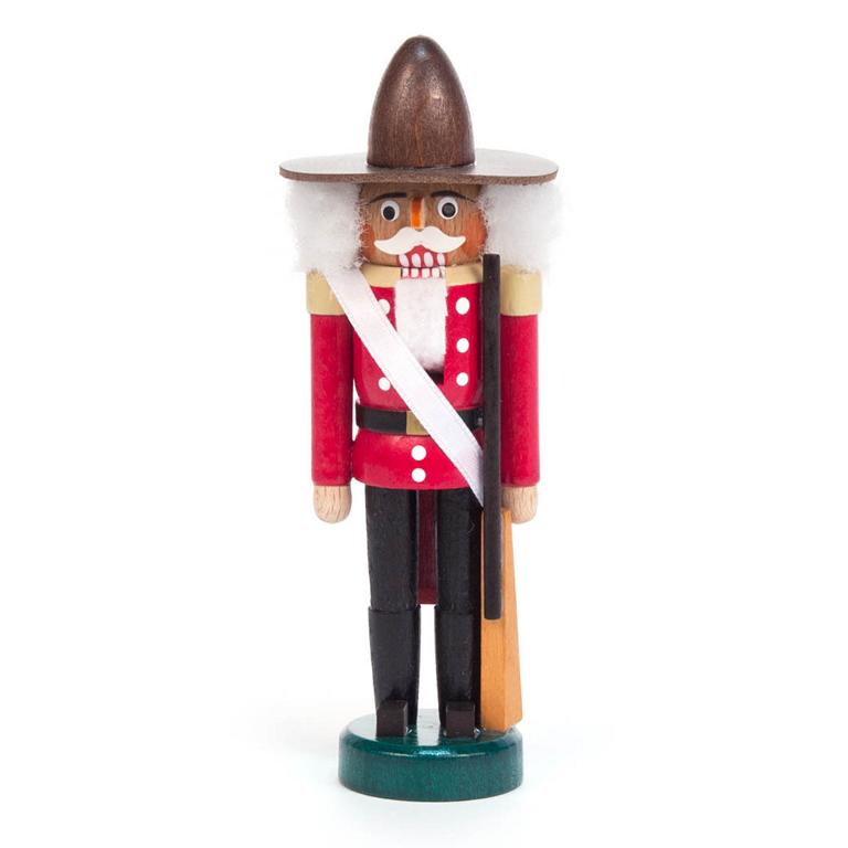 Nussknacker Kanadier rot-schwarz, 13cm