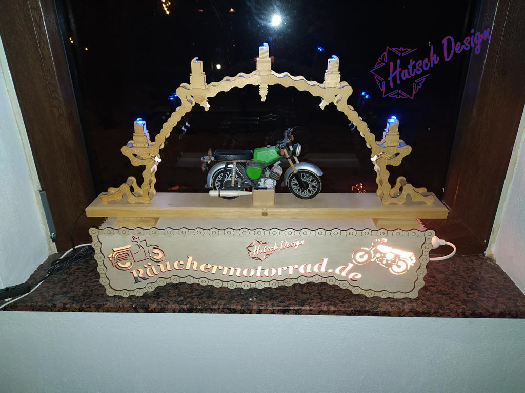 Fensterbank für Motorradschwibbogen