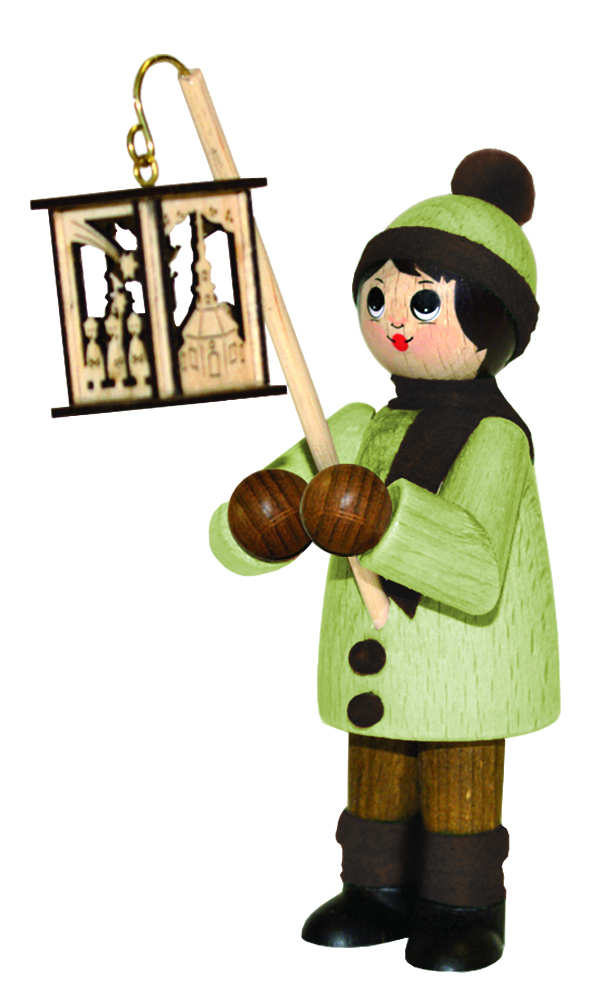 Figur groß, Laternenkind grün