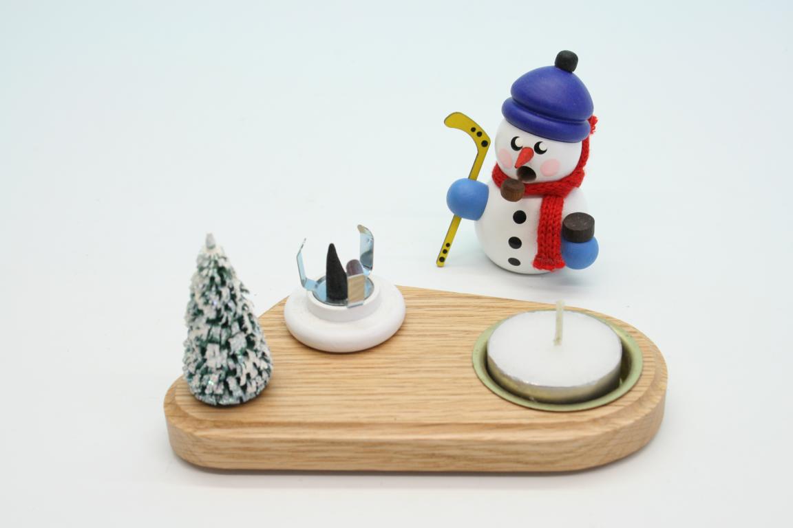 SM Hockeyspieler mit Mütze weiß 10cm