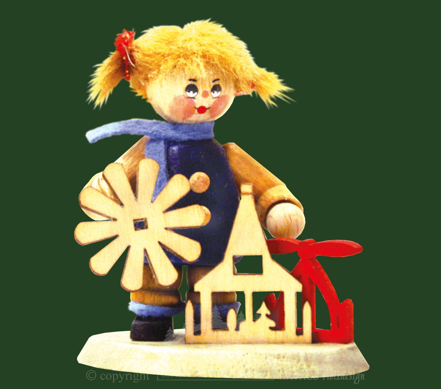 Sammler-Püppchen, Mädchen mit Pyramide