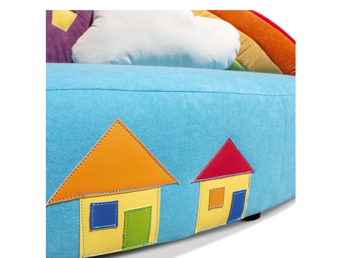 Kindersofa Regenbogen