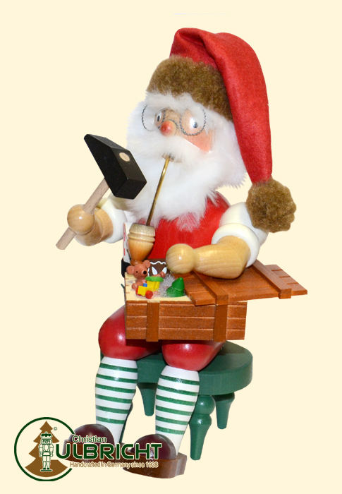 Räuchermann, Weihnachtsmann, sitzend H 22 cm