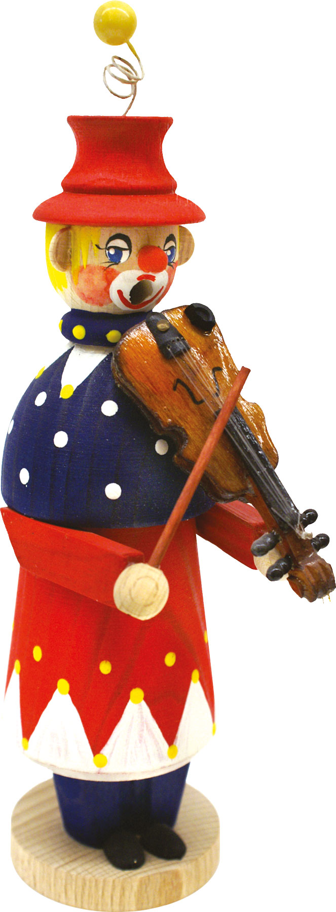 lasierter Naturpaffer, Musikclown