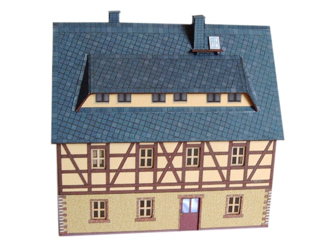 12-01-TT - Sächsisches Fachwerkhaus mit Gaube