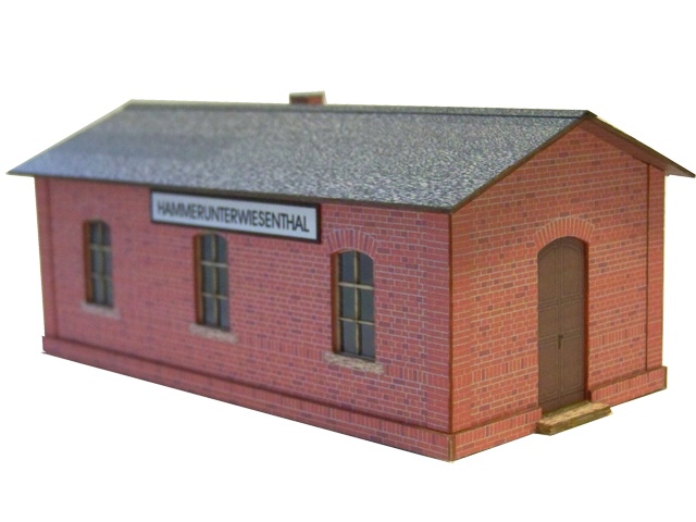 02-03-7-H0 - Bahnhof Hammerunterwiesenthal - Fichtelbergbahn