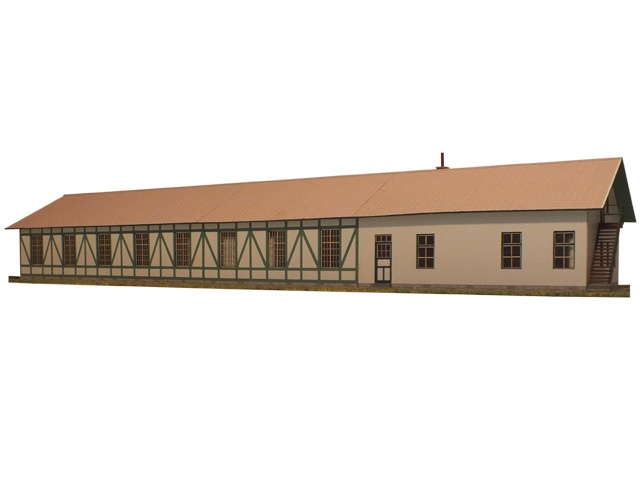 111-10-4 - Bahnhof Laubenbachmühle - Lokschuppen
