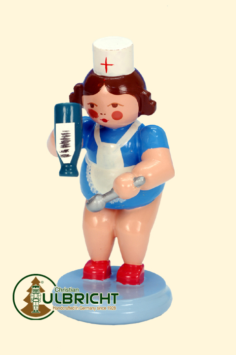 Figur, Krankenschwester mit Medizin