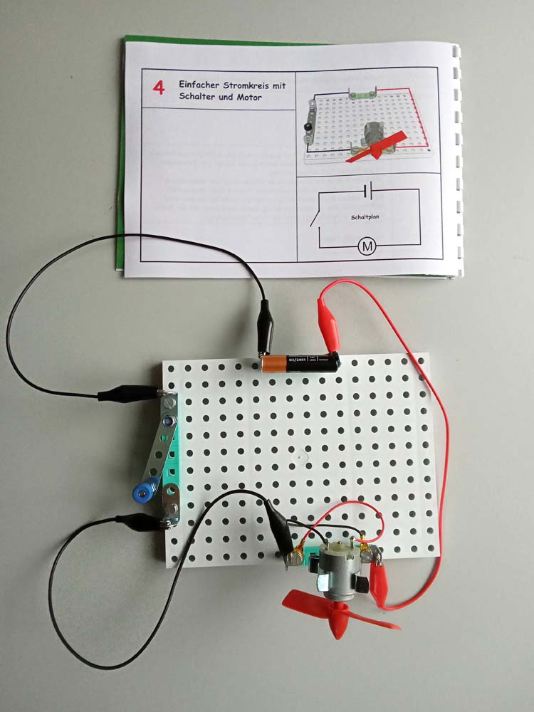 Elektrobaukasten Grundschaltung