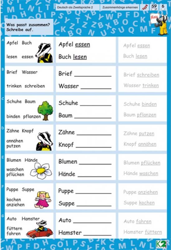 Max Lernkartenset Deutsch als Zweitsprache 2