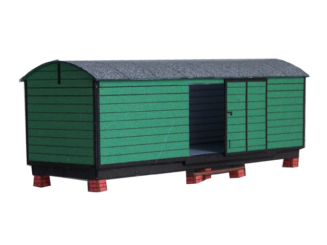 Z-12-04-H0 - Sächsischer Länderbahnwagen - grün