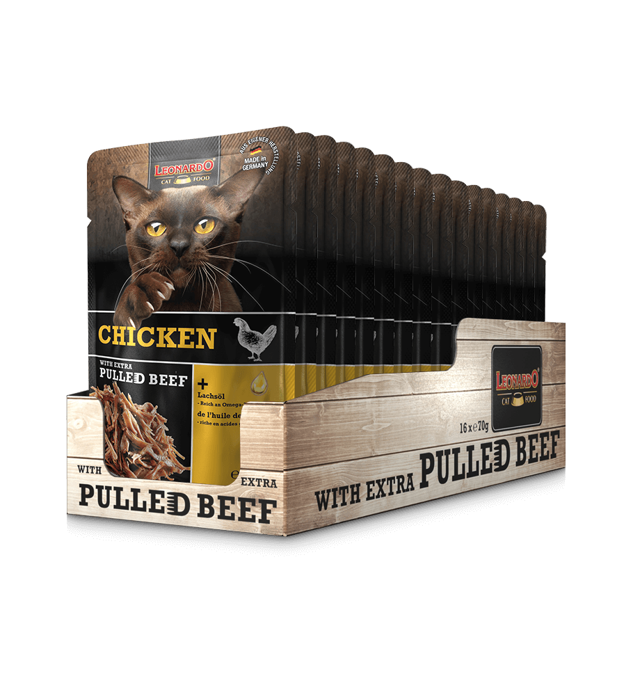 Leonardo Chicken + extra pulled Beef 70g