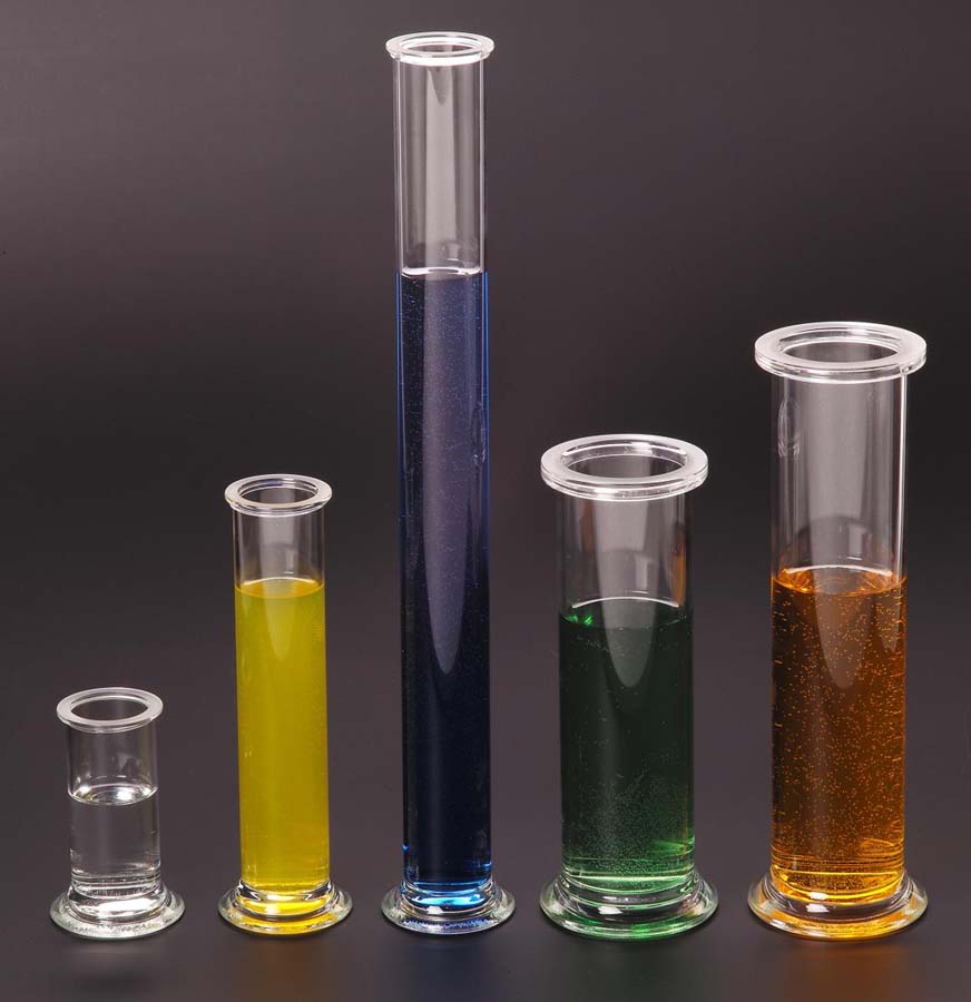 Standzylinder aus Borosilikatglas