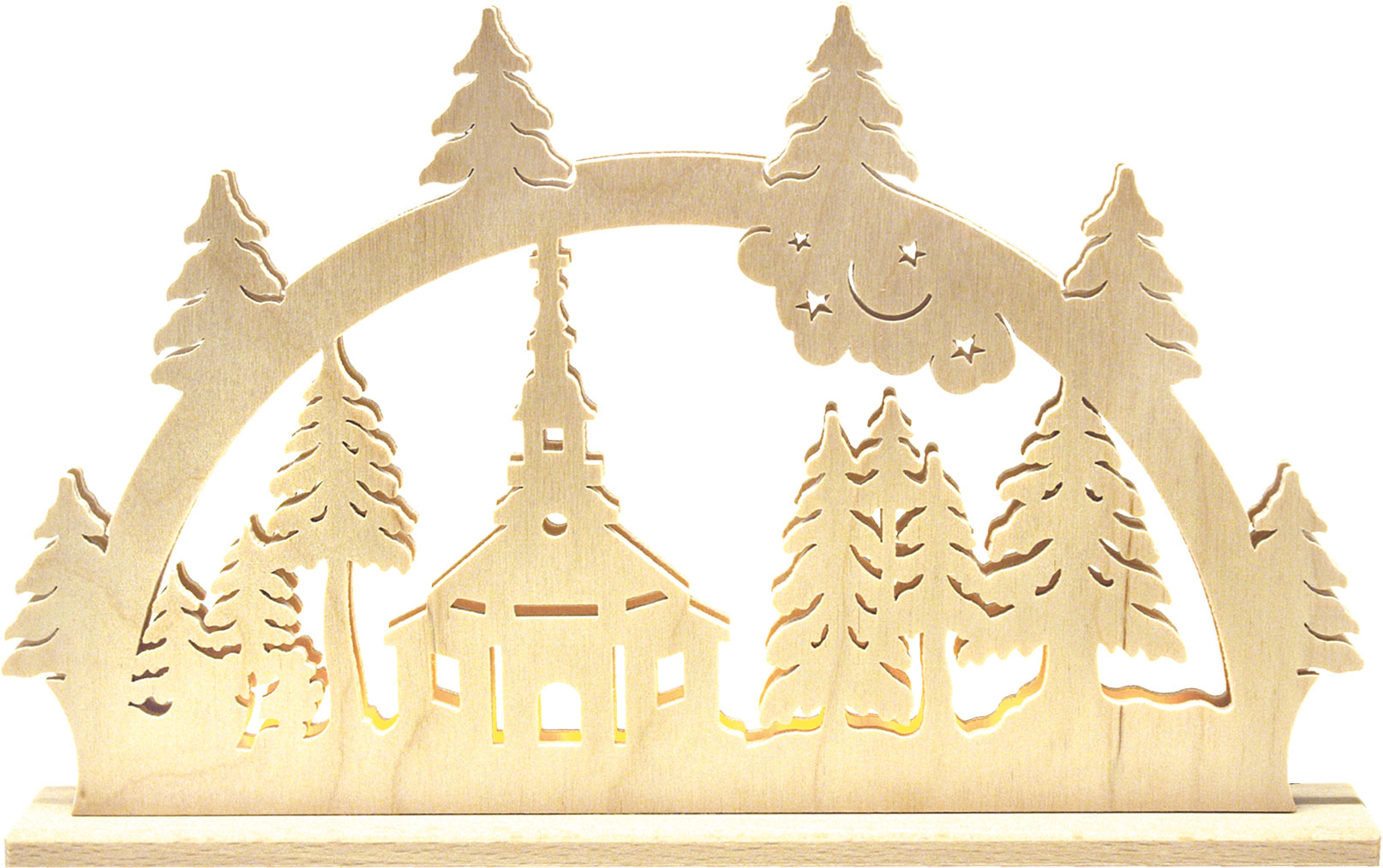 Schwibbogen Niederspannung, Kirche, LED