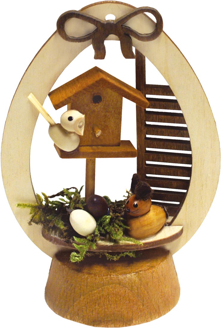 Sockelring, Häschen am Vogelhaus