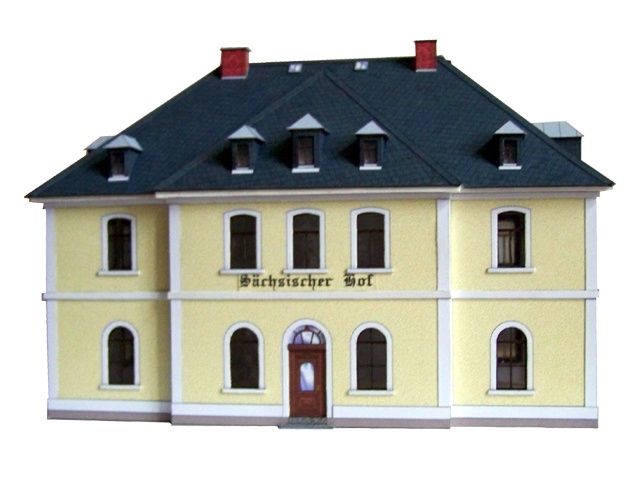 02-04-1-8-TT - Bahnhofshotel "Sächsischer Hof" Jöhstadt - Pressnitz
