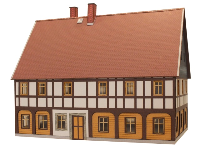 06-02-H0 - Umgebindehaus mit Gaube
