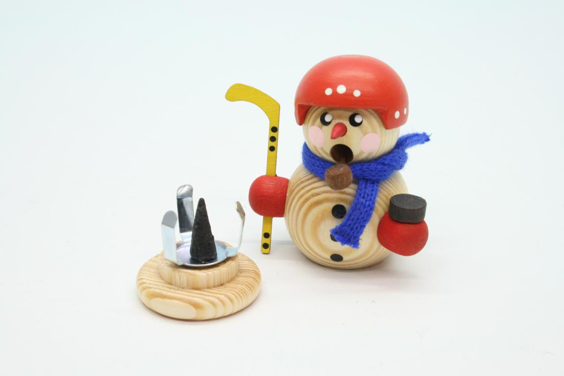 SM Hockeyspieler mit Helm natur 8cm