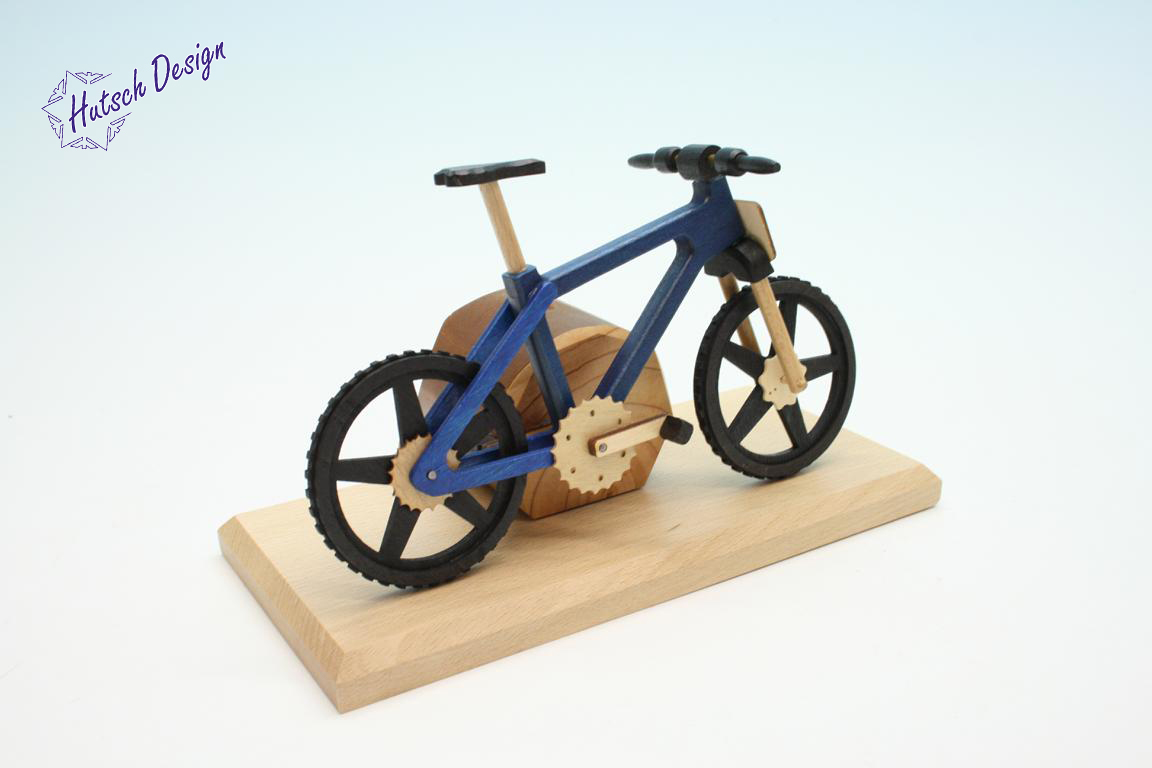 Raeucherfahrrad blau EBM  Edition  20 x9 x 14 cm