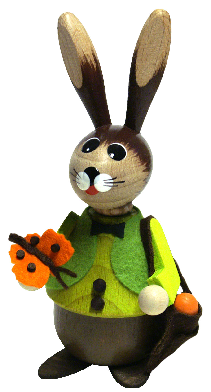Uriger Hase, Schmetterling, Tasche